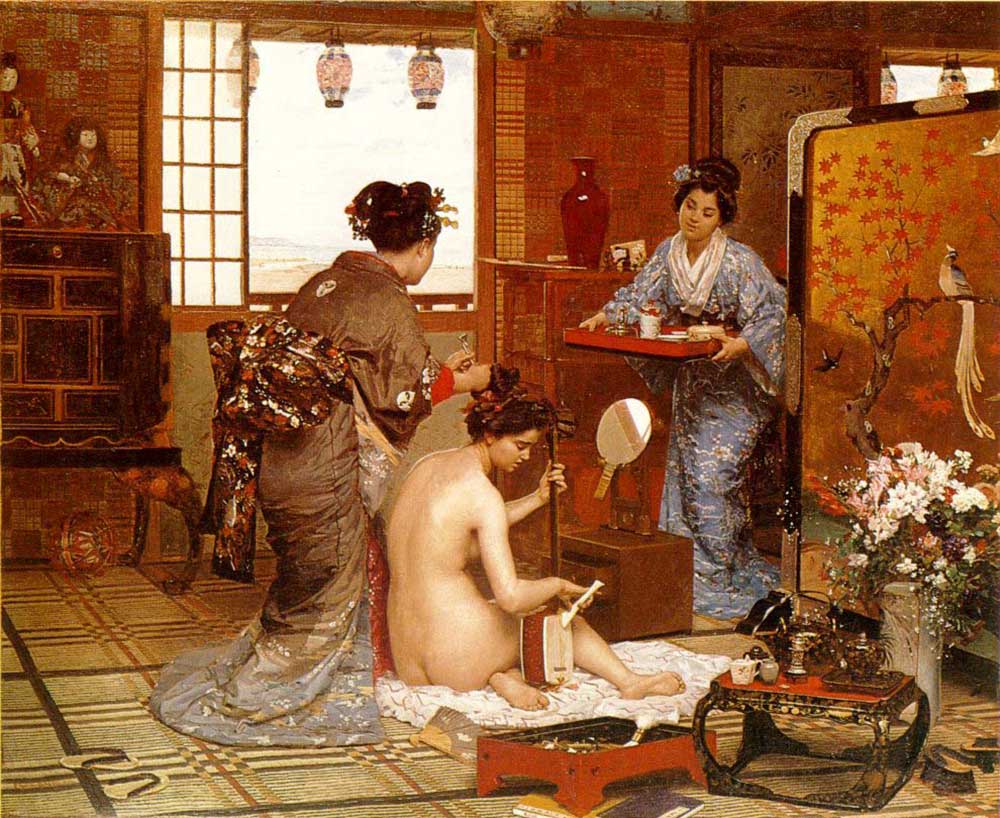 Marie Francois Firmin Girard Japon Tuvaleti