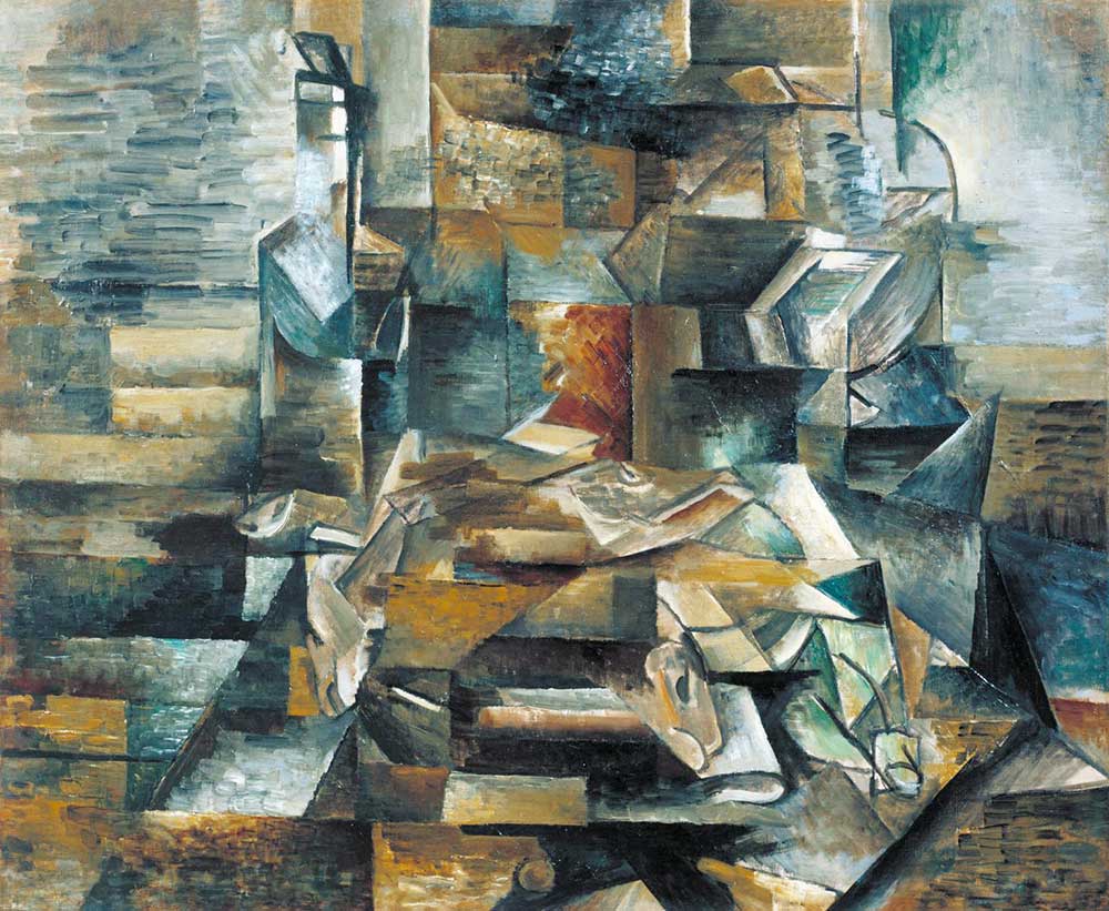 Georges Braque Şişe ve Balıklar