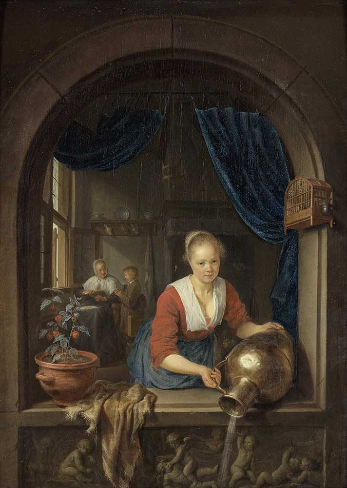 Gerrit Dou Penceredeki Hizmetçi