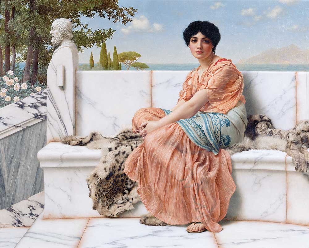 John William Godward Sappho'nun Günü