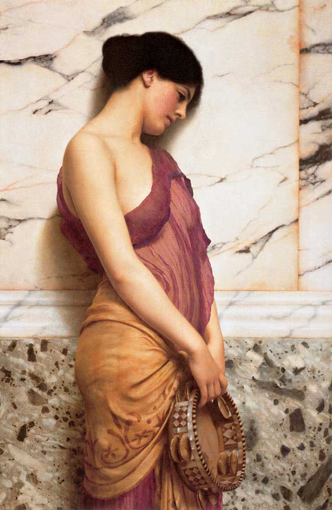 John William Godward Tefçi Kız