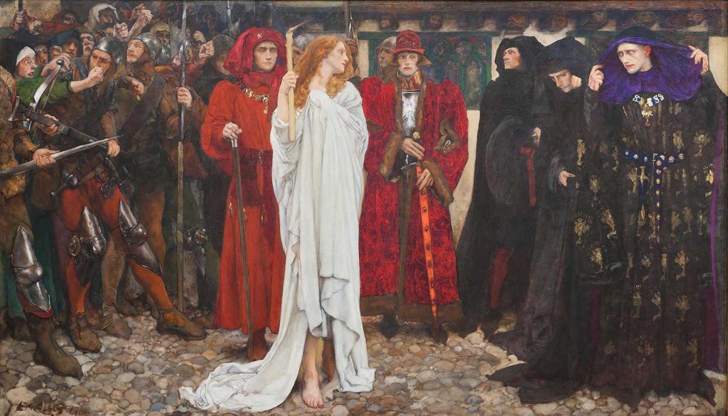 Edwin Austin Abbey Hamlet Oyunundan Bir Sahne