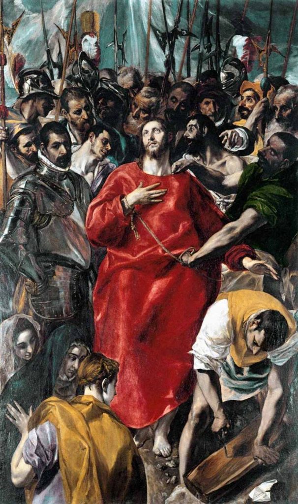 El Greco İsa'nın Tutuklanışı ve Elbisesinin Çıkarılışı