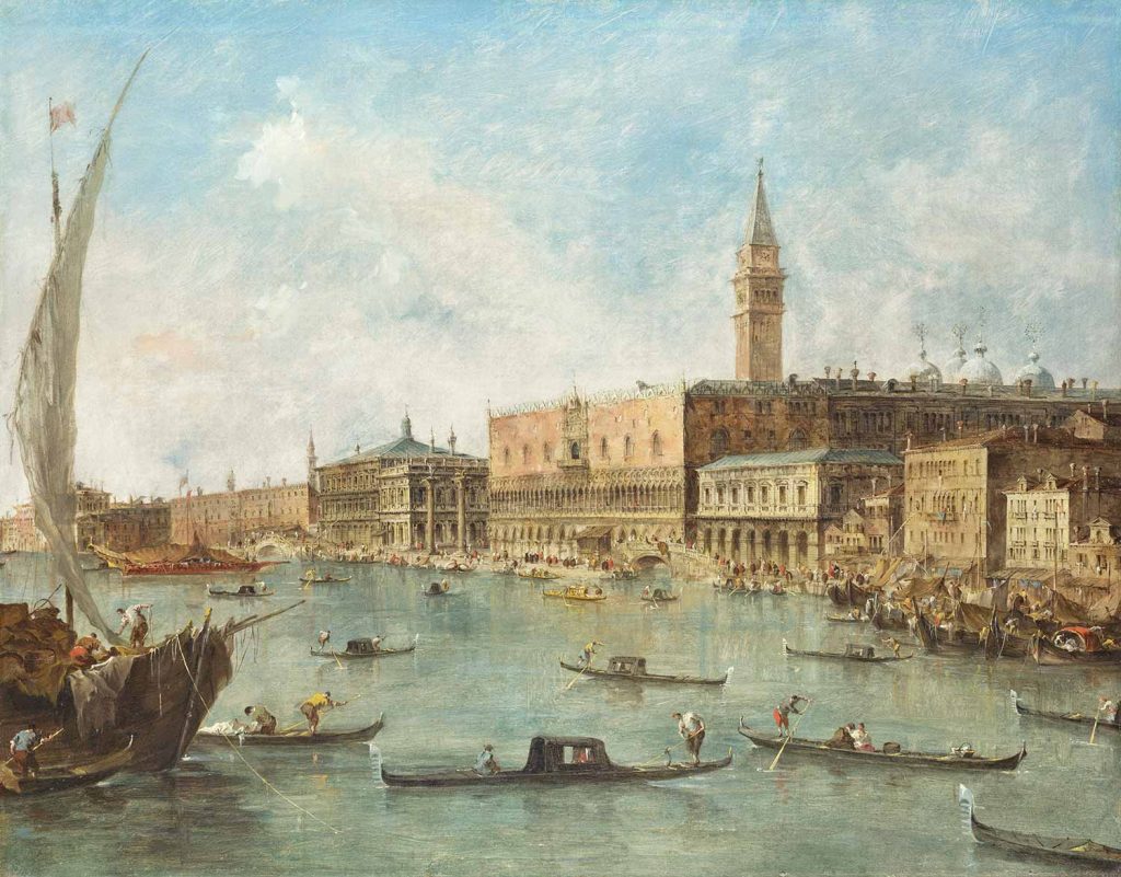 Francesco Guardi Doge Sarayı Venedik