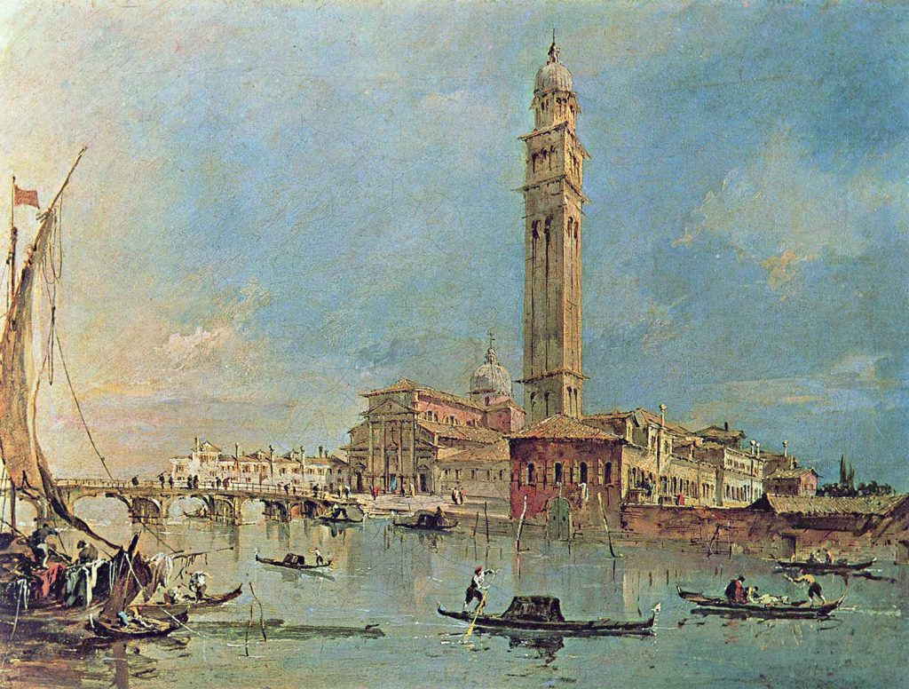 Francesco Guardi Pietro di Castello Venedik