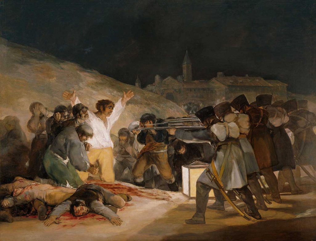 Francisco Goya Madrid Ayaklanmasında Kurşuna Dizilenler