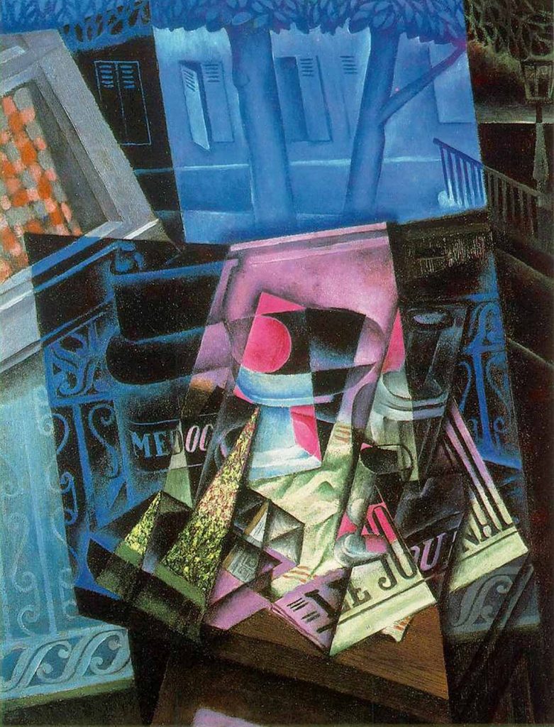 Juan Gris Açık Pencere Önünde Natürmort