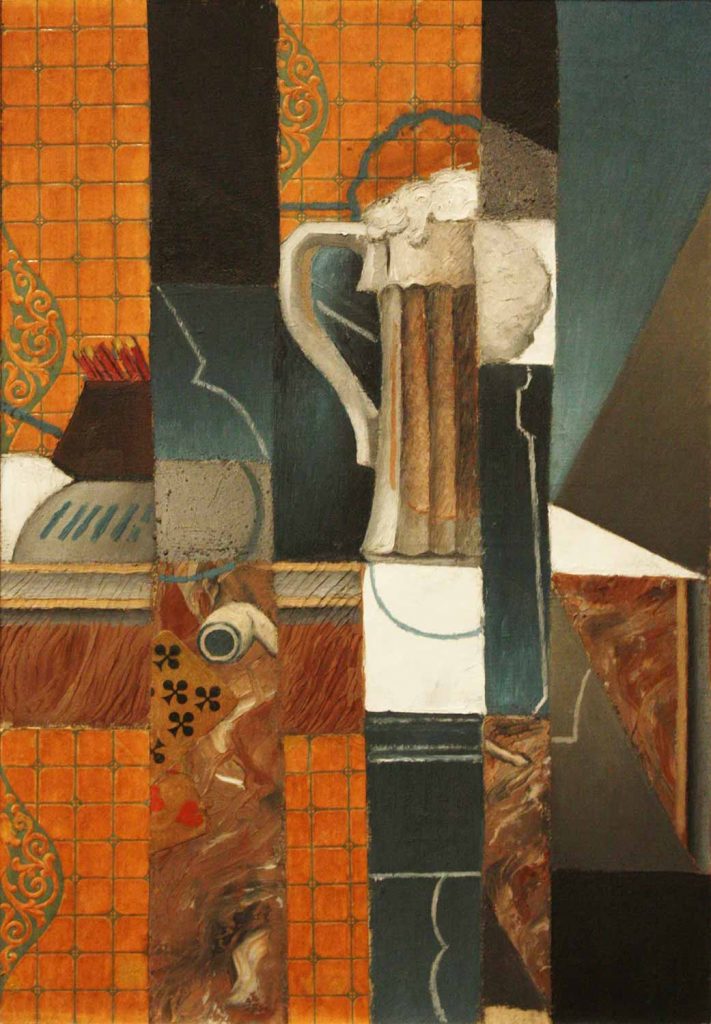 Juan Gris Bira Bardağı ve Oyun Kartları