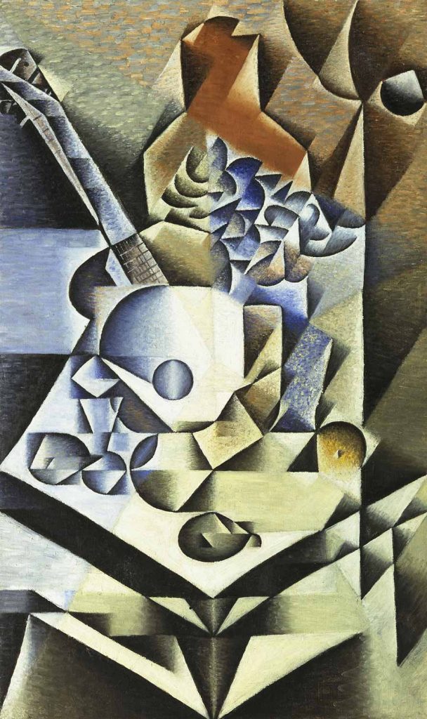 Juan Gris Çiçekli Natürmort