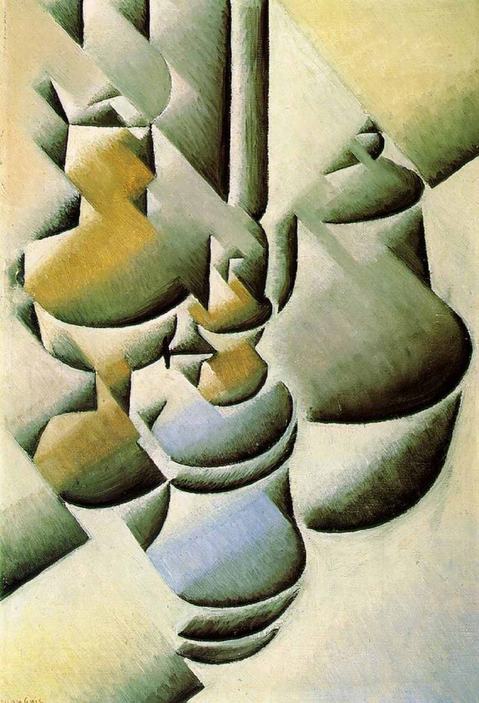 Juan Gris Gaz Lambalı Natürmort