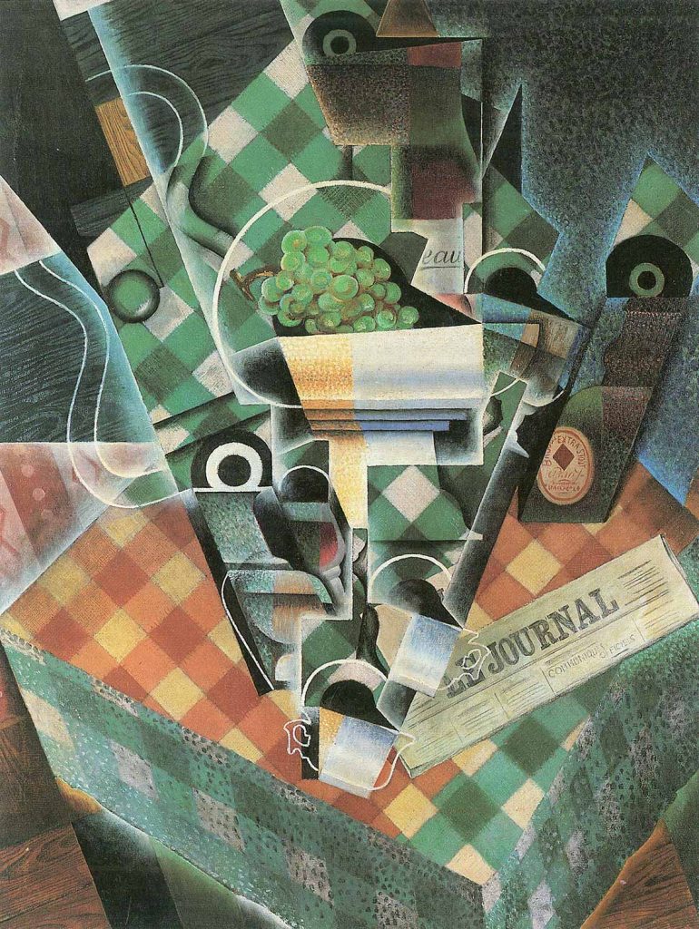 Juan Gris Kareli Masa Örtüsü