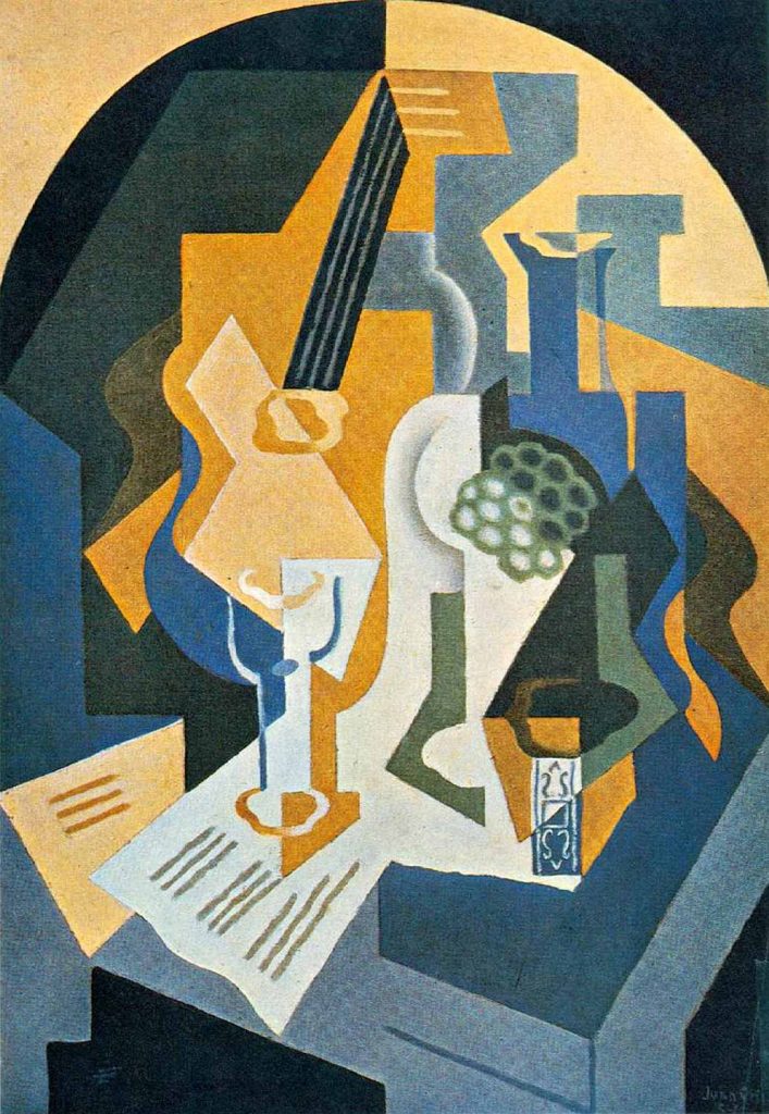 Juan Gris Meyve Tabağı ve Mandolin