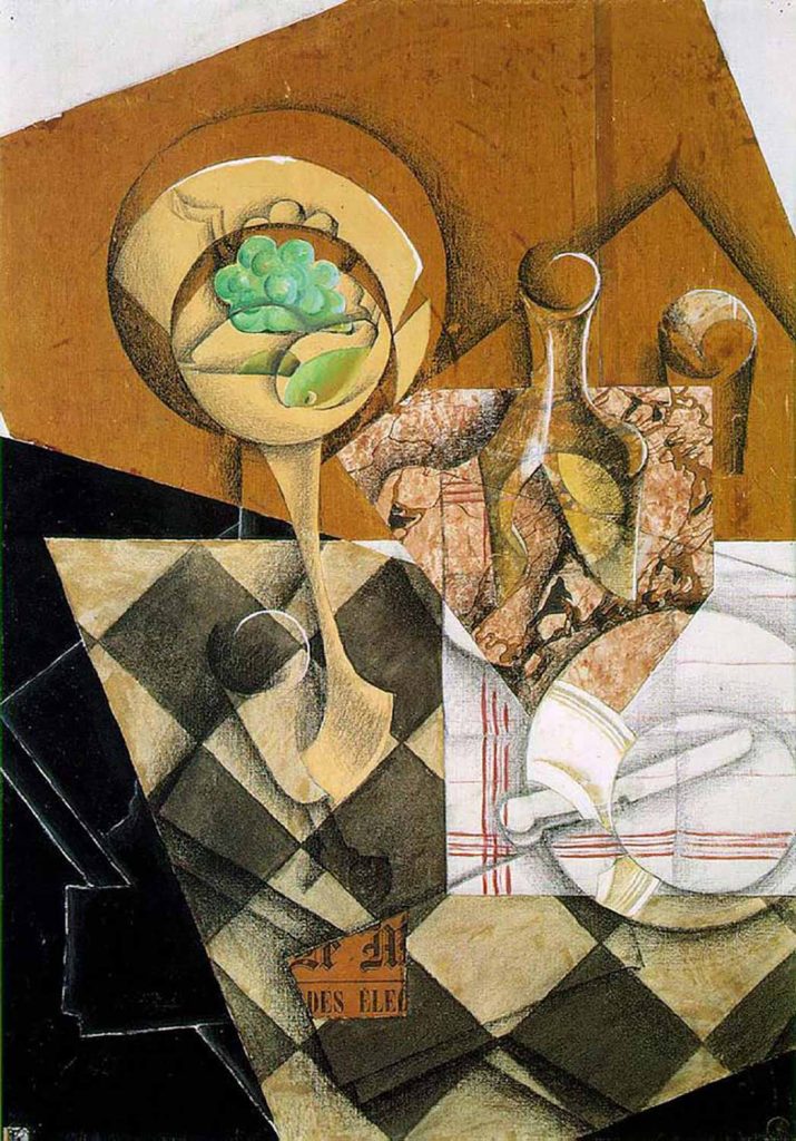 Juan Gris Meyve Tabağı ve Sürahi