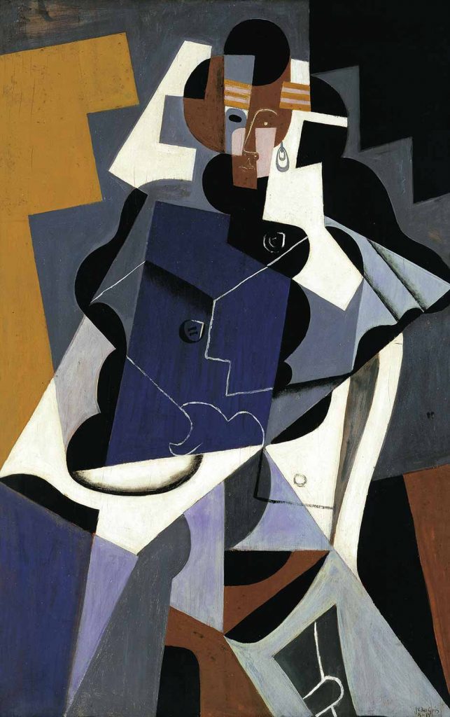 Juan Gris Oturan Kadın