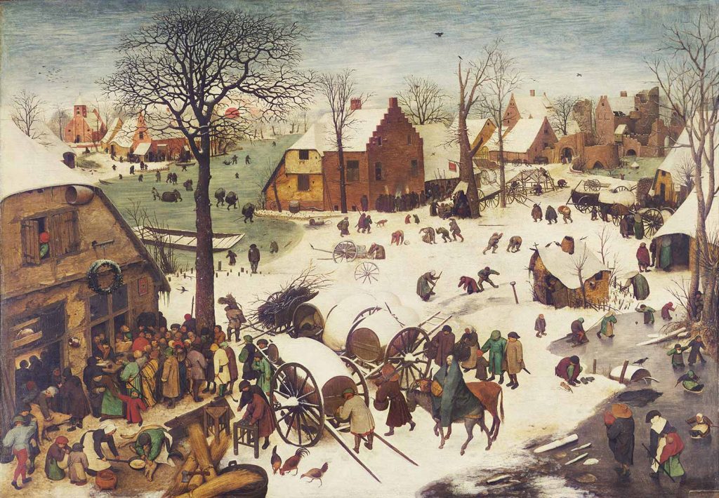 Pieter Bruegel Betlehem için Nüfus Sayımı