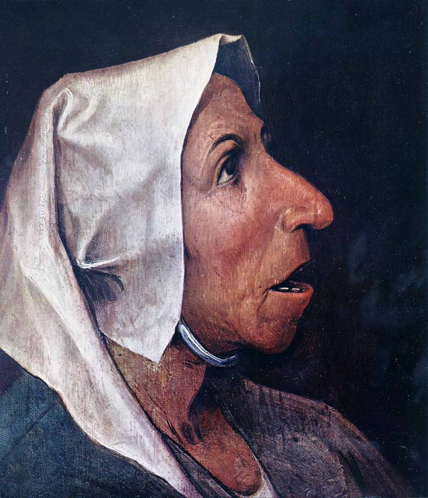 Pieter Bruegel Yaşlı Çiftçi Kadın