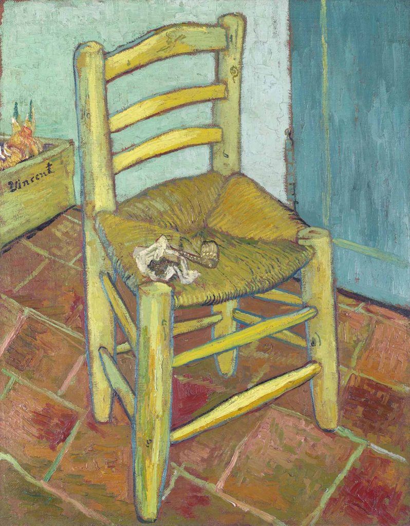 Vincent van Gogh Sandalye ve Pipo