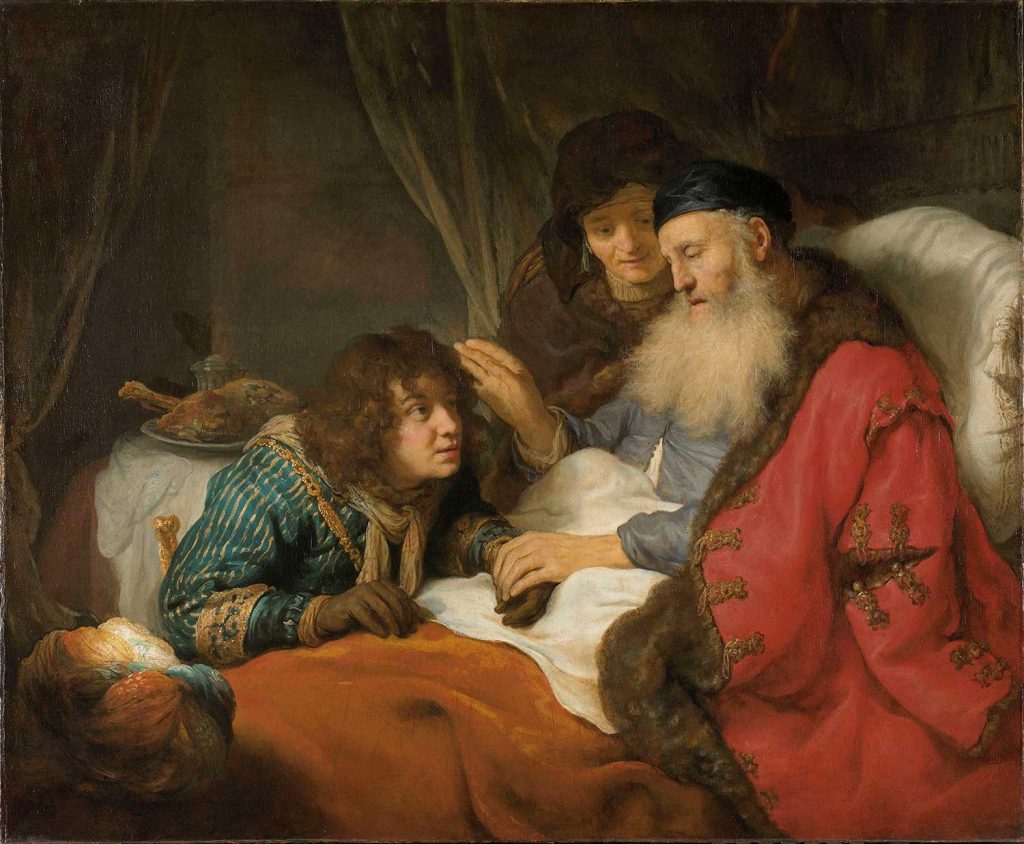 Govert Flinck İshak Yakub'u Kutsarken