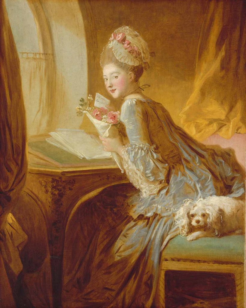 Jean Honore Fragonard Aşk Mektubu