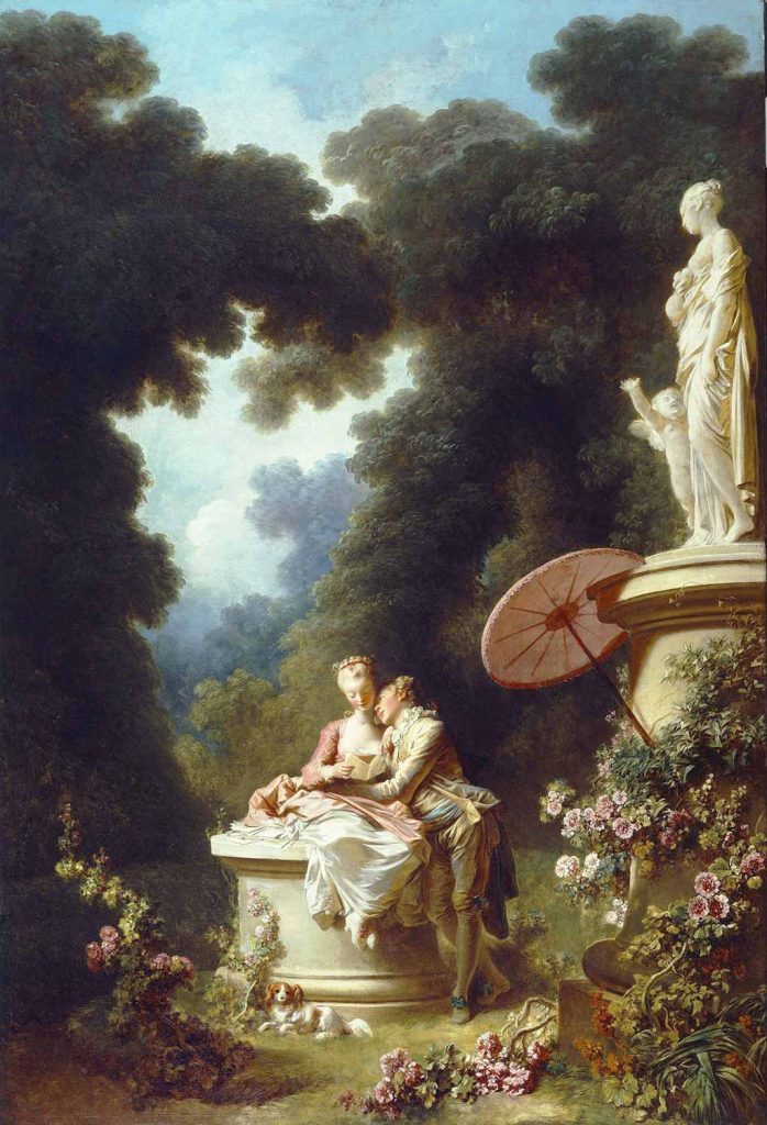Jean Honore Fragonard İlanı Aşk