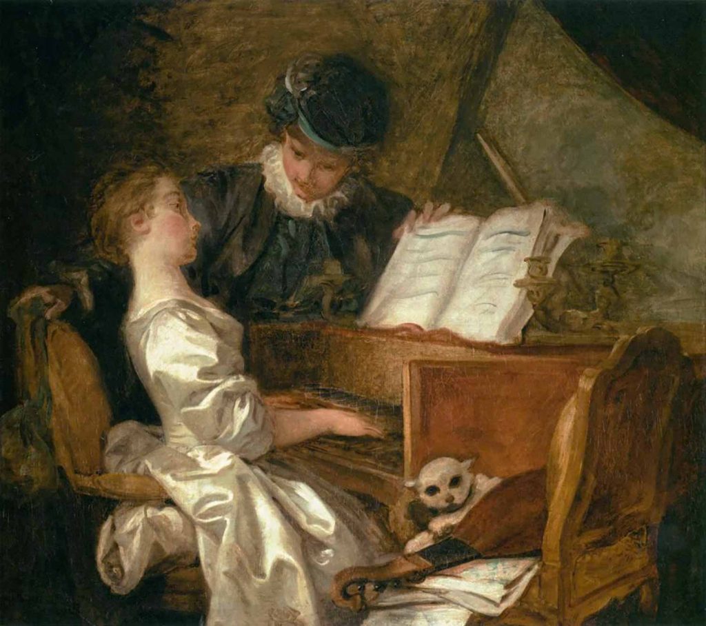 Jean Honore Fragonard Müzik Dersi