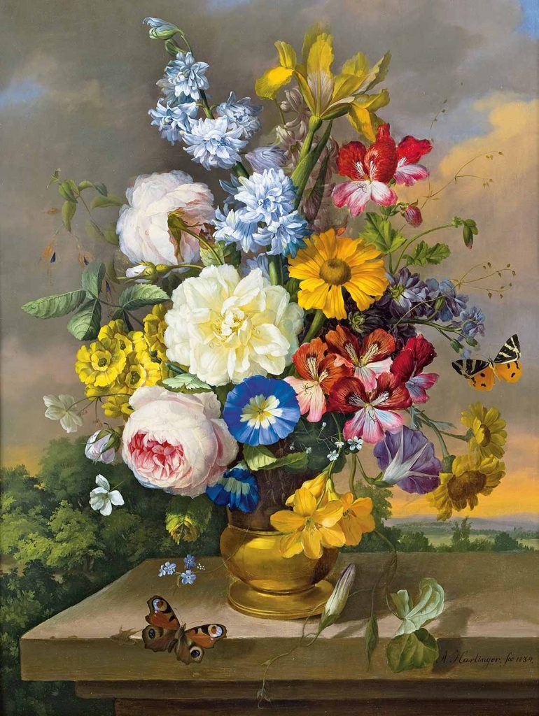 Anton Hartinger Çiçekler