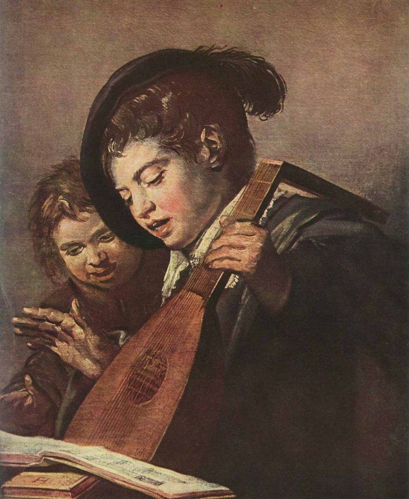 Frans Hals İki Çocuk Şarkı Söylerken