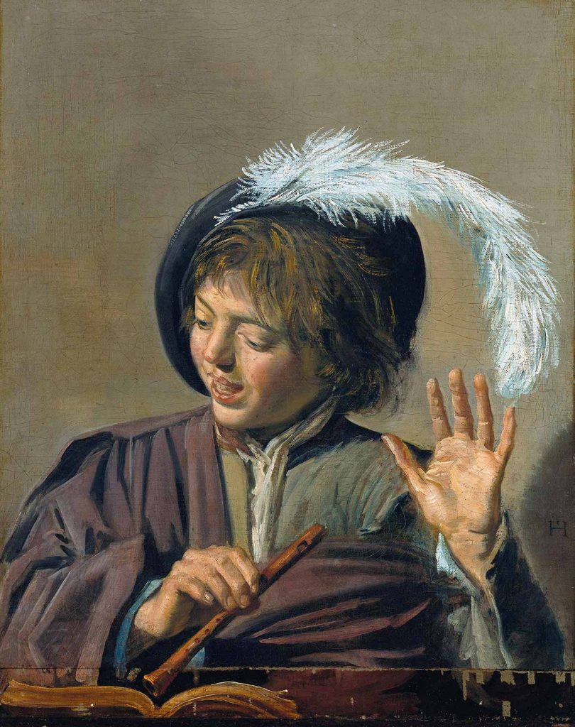 Frans Hals Şarkı Söyleyen Flütçü