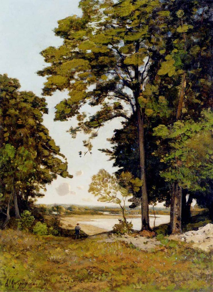 Henri Joseph Harpignies Allier Kıyısında Yaz Günü