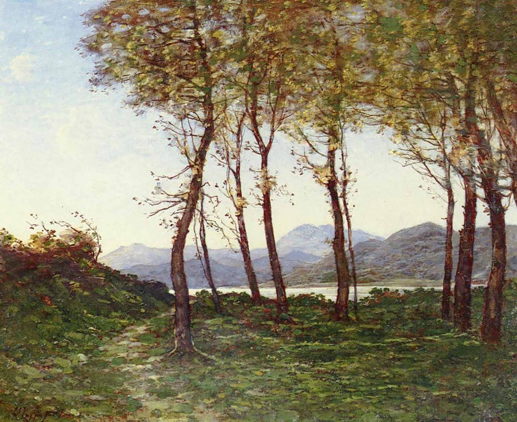 Henri Joseph Harpignies Menton Çevresi Le Royal