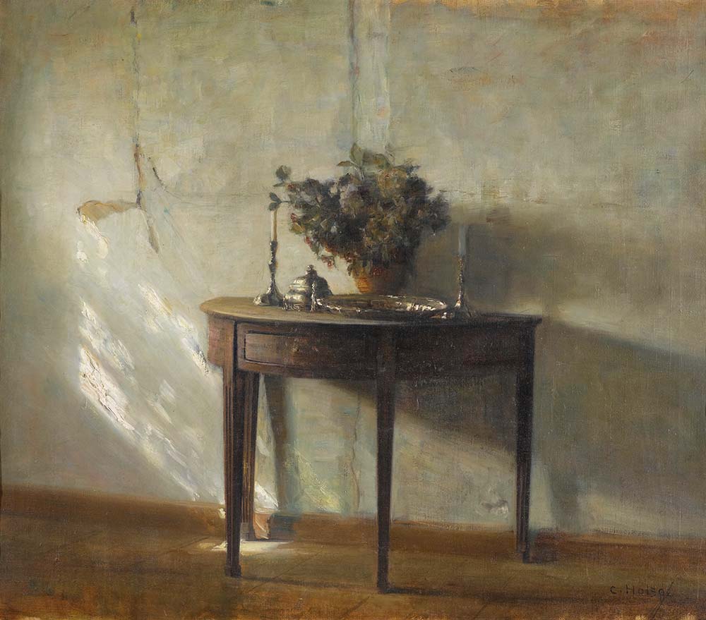 Carl Vilhelm Holsoe İç Mekanda Gün Işığı