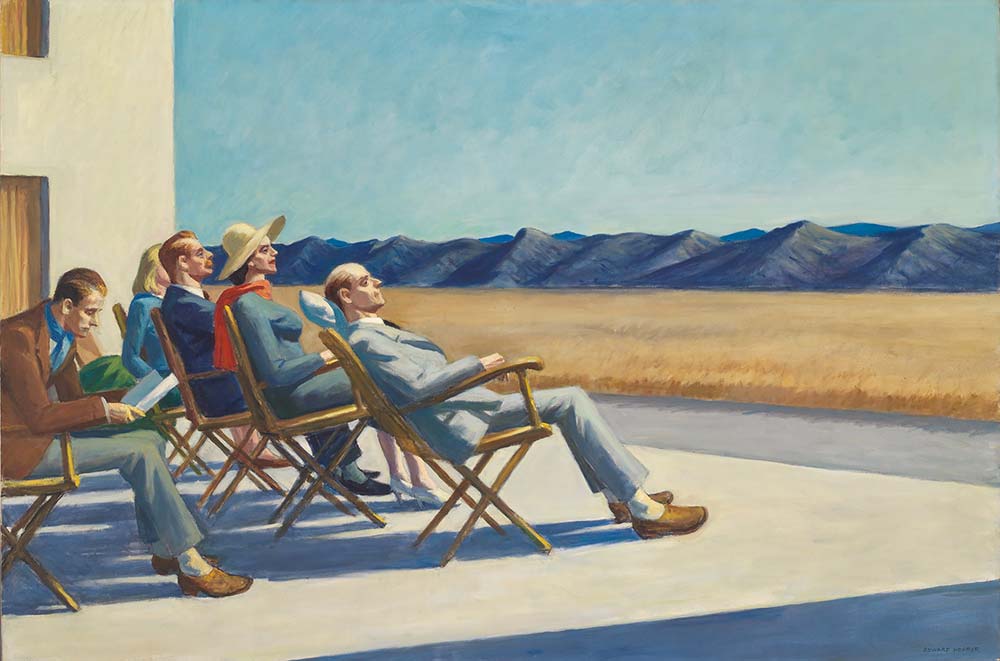 Edward Hopper Güneşte İnsanlar