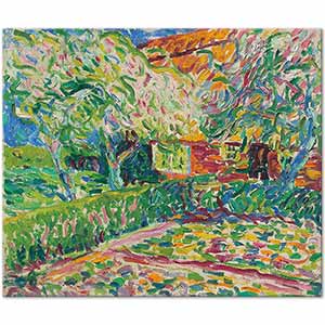 Erich Heckel Çiçek Açmış Elma Ağaçları