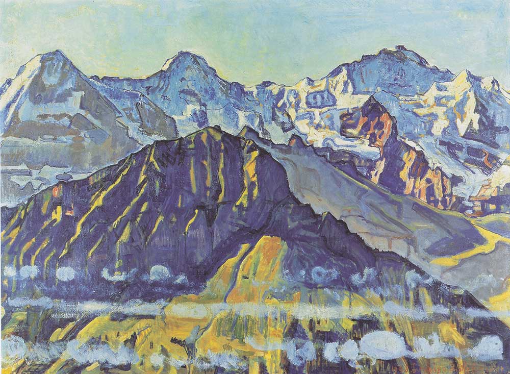 Ferdinand Hodler Gündoğumunda Zirveler