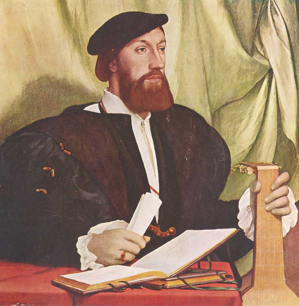 Hans Holbein Younger Kitaplar ve Ud ile Portre