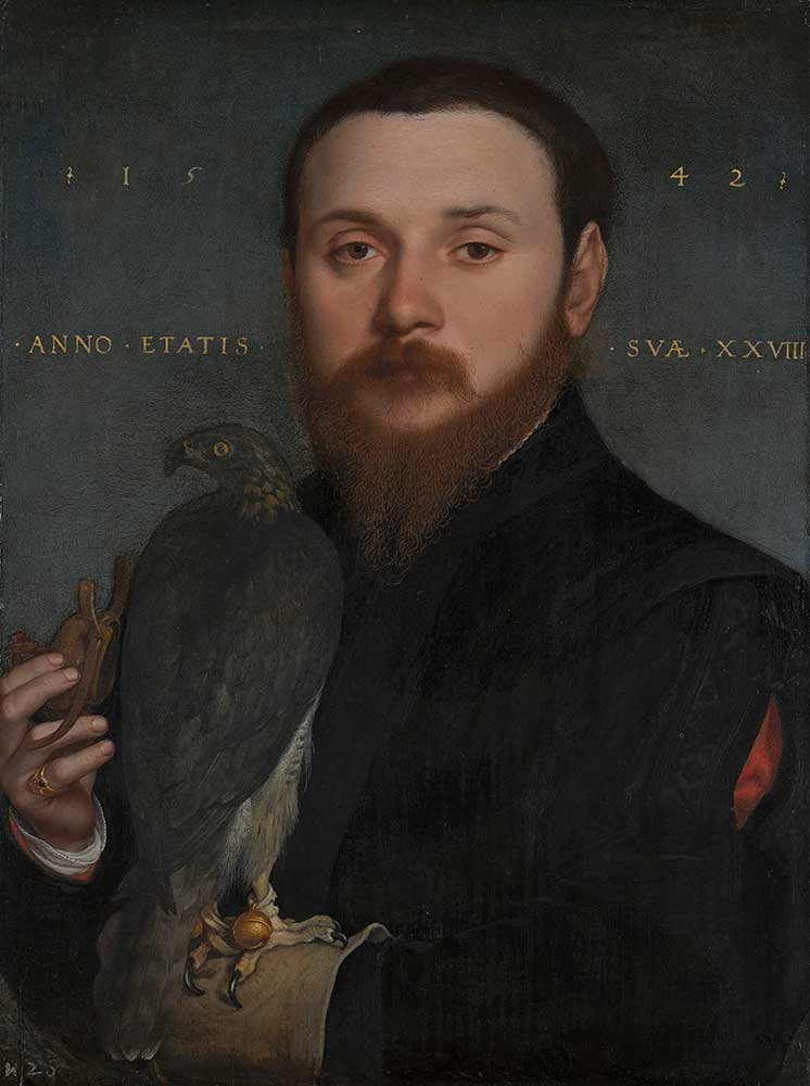 Hans Holbein Younger Soylu ve Kuşu