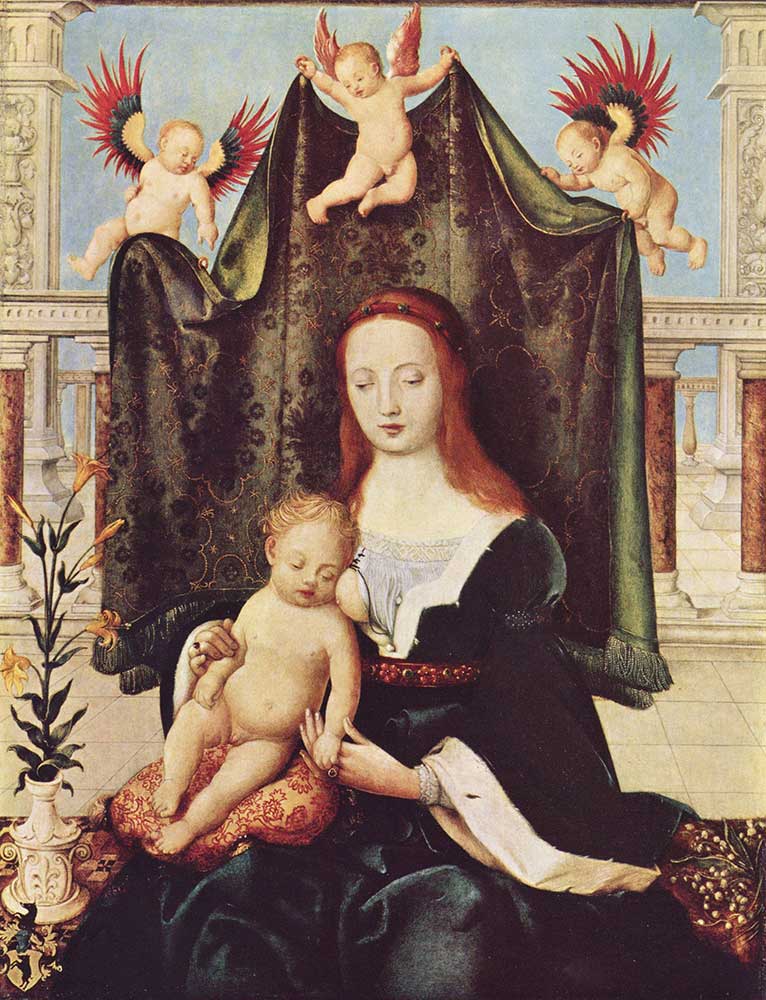 Hans Holbein the Elder Meryem ve Çocuğu