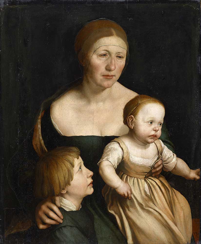 Hans Holbein the Elder Sanatçının Karısı ve Çocukları