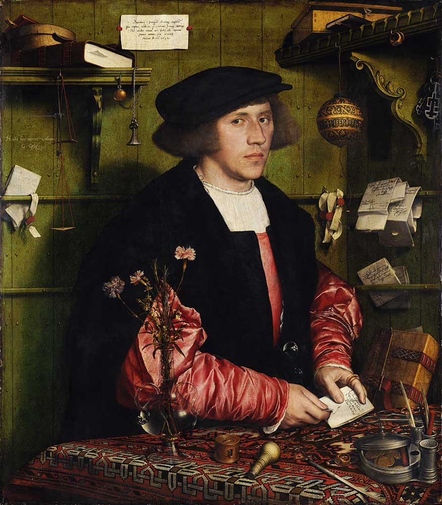 Hans Holbein the Elder Tüccar Georg Gisze