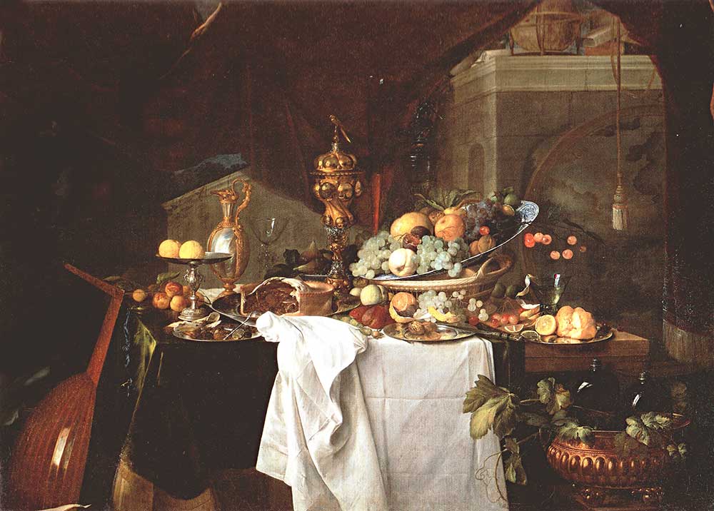 Jan Davidsz de Heem Tatlılı Natürmort