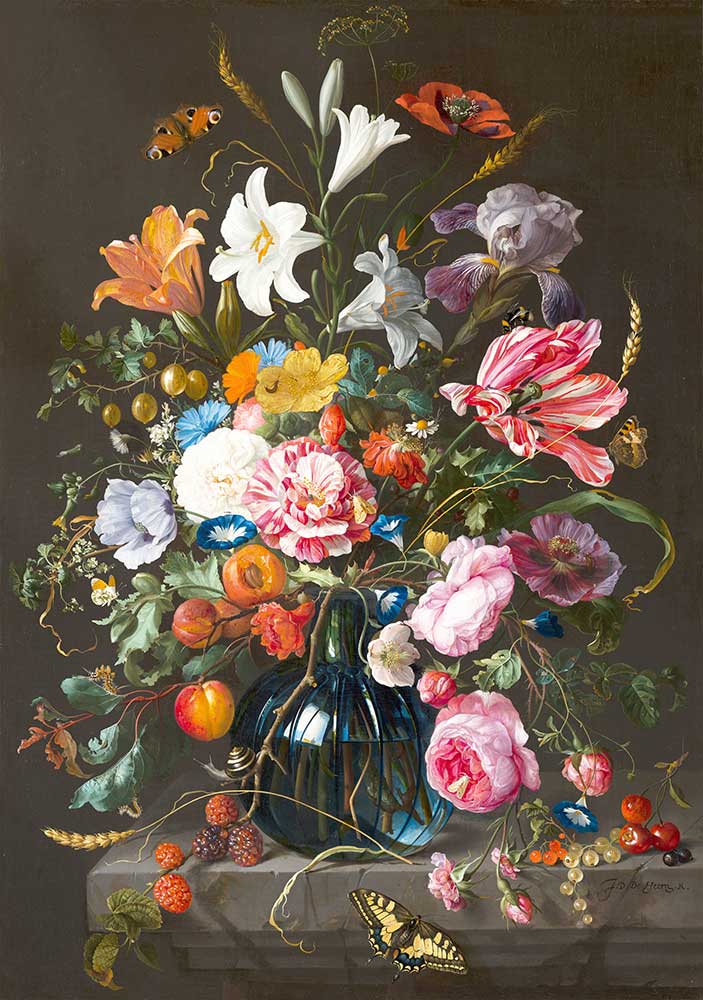 Jan Davidsz de Heem Vazo ve Çiçekler