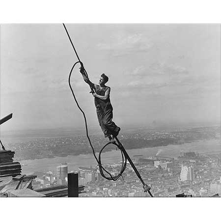 Lewis Hine Empire State Binasında