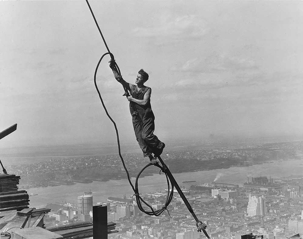 Lewis Hine Empire State Binasında