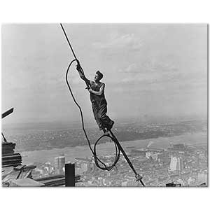 Lewis Hine Empire State Binasında