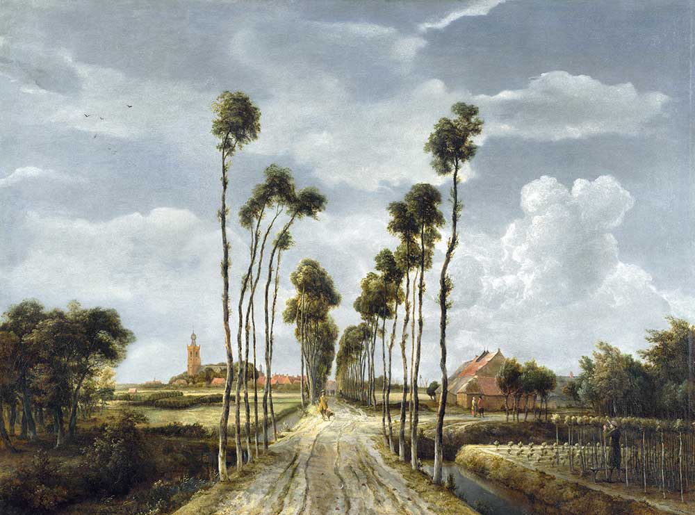 Meindert Hobbema Middelharnis'deki Yol