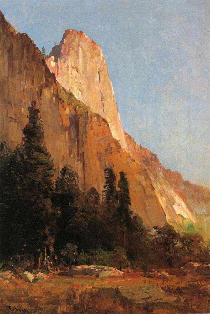 Thomas Hill Sentinel Kayalığı Yosemite