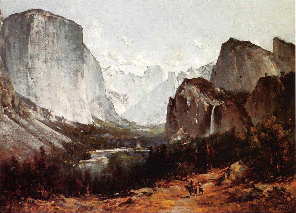 Thomas Hill Yosemite Vadisinden Görünüm