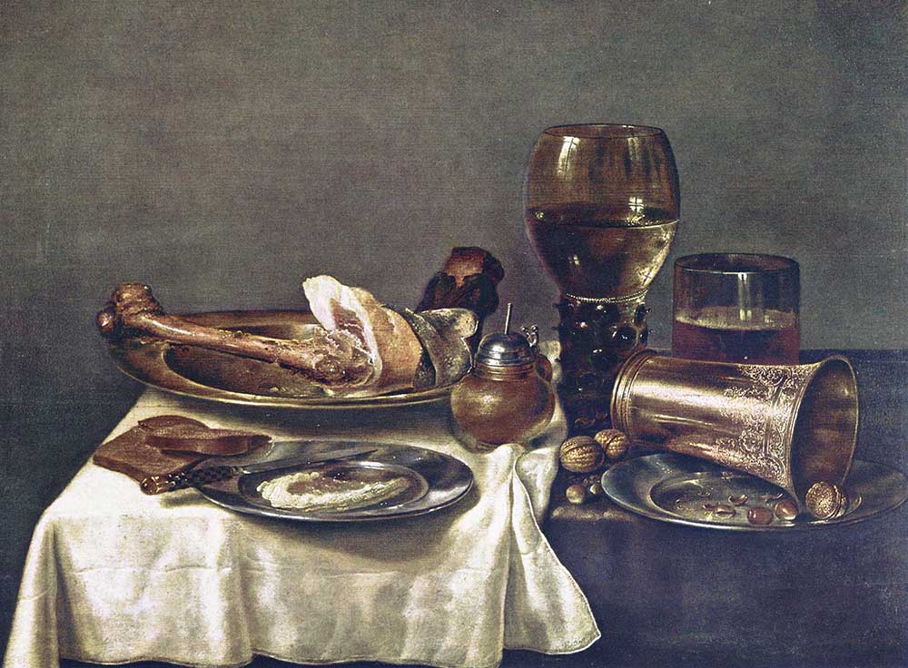 Willem Claesz Heda Jambonlu Natürmort