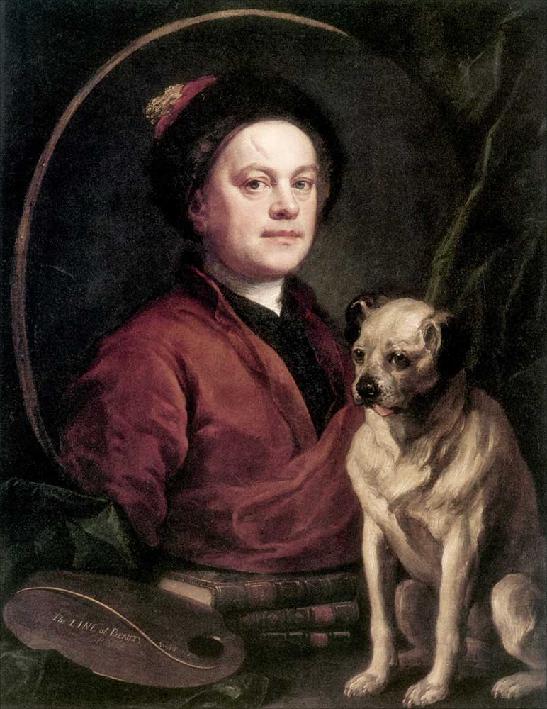 William Hogarth Ressam ve Köpeği