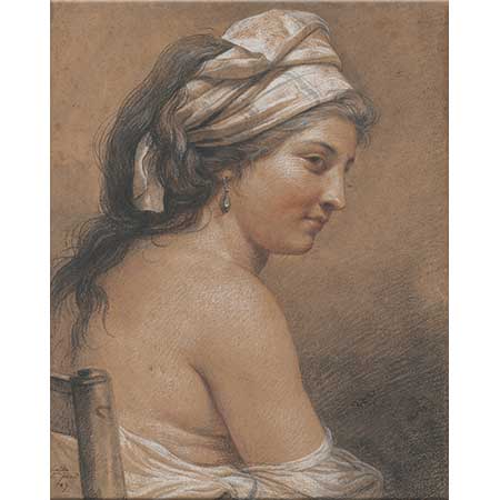 Adelaide Labille Guiard Oturan Kadın Etüdü